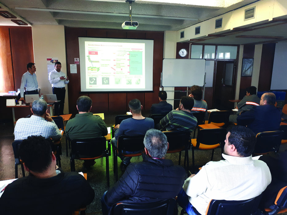 NSK Turecko pořádá školení u zákazníků z ocelářského průmyslu